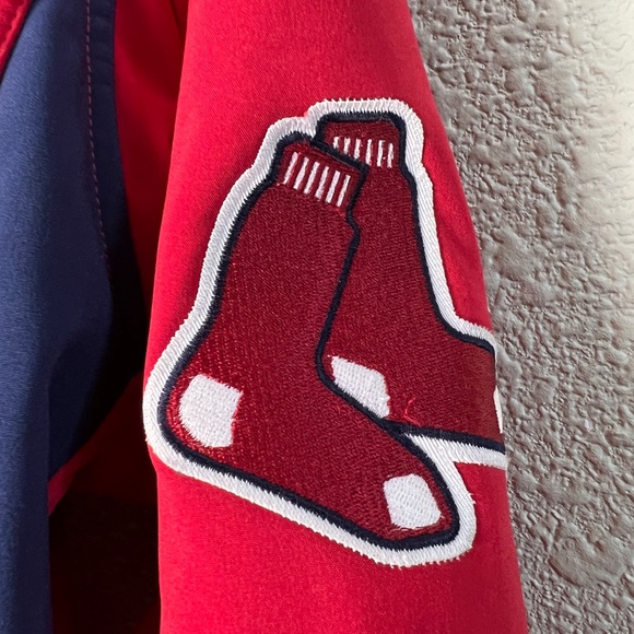 Boston Red Sox Jacket Mens L Majestic MLB Authentic Collection Therma Base - Picture 10 of 10